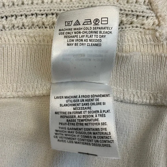 SaturdaySunday Cream Knit Sweater Size XS - Picture 8 of 8